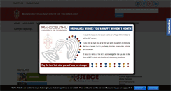 Desktop Screenshot of mut.ac.za